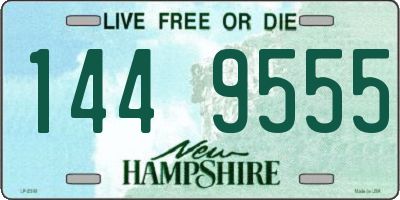 NH license plate 1449555