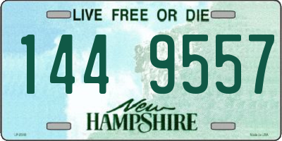 NH license plate 1449557