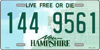 NH license plate 1449561
