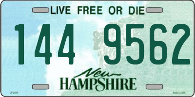 NH license plate 1449562