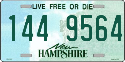 NH license plate 1449564