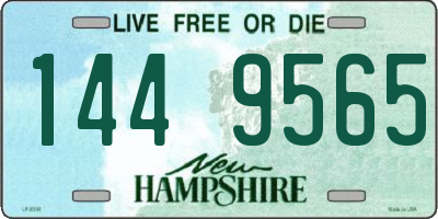 NH license plate 1449565