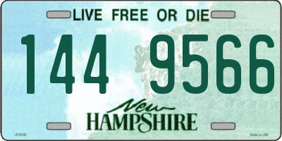 NH license plate 1449566