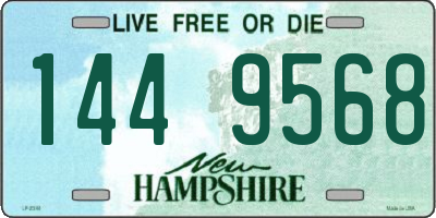 NH license plate 1449568