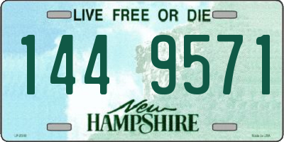 NH license plate 1449571