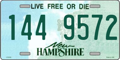 NH license plate 1449572