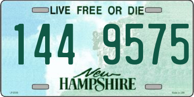 NH license plate 1449575