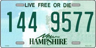 NH license plate 1449577