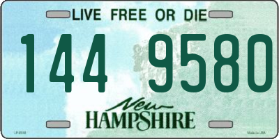NH license plate 1449580