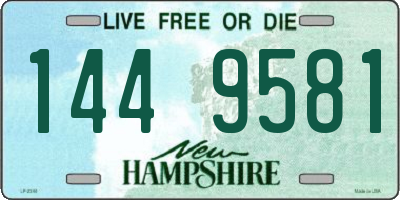 NH license plate 1449581