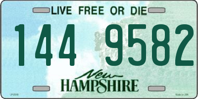 NH license plate 1449582