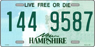 NH license plate 1449587