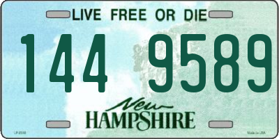 NH license plate 1449589