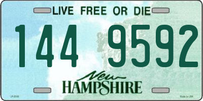 NH license plate 1449592