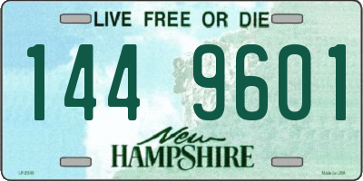 NH license plate 1449601