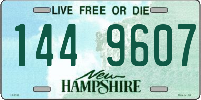 NH license plate 1449607