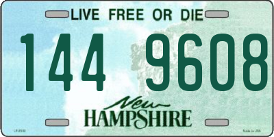 NH license plate 1449608