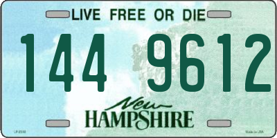 NH license plate 1449612