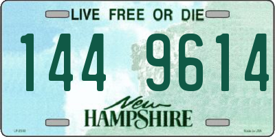 NH license plate 1449614