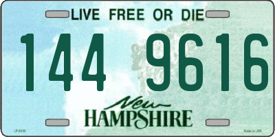 NH license plate 1449616
