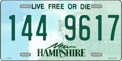 NH license plate 1449617