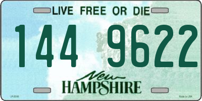 NH license plate 1449622