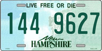 NH license plate 1449627