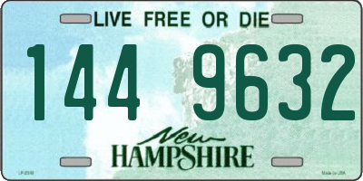 NH license plate 1449632