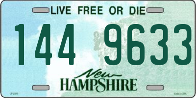 NH license plate 1449633