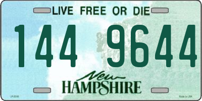 NH license plate 1449644