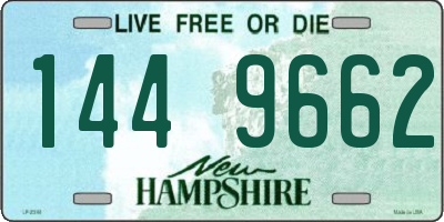 NH license plate 1449662