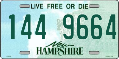 NH license plate 1449664