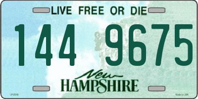 NH license plate 1449675