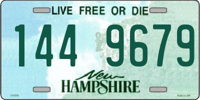 NH license plate 1449679
