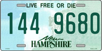 NH license plate 1449680