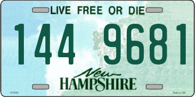 NH license plate 1449681