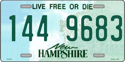NH license plate 1449683
