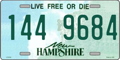 NH license plate 1449684