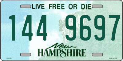 NH license plate 1449697