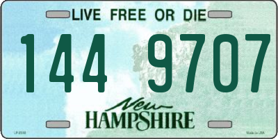 NH license plate 1449707