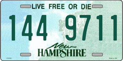 NH license plate 1449711