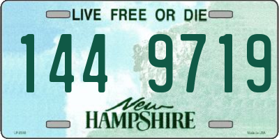 NH license plate 1449719