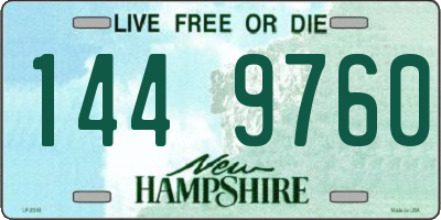 NH license plate 1449760