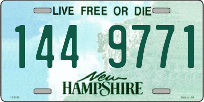 NH license plate 1449771