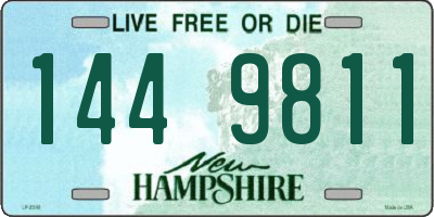 NH license plate 1449811