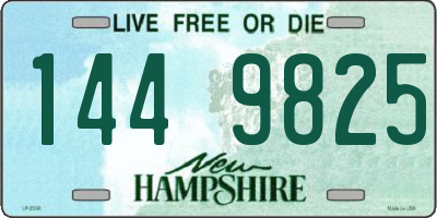 NH license plate 1449825