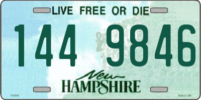 NH license plate 1449846