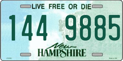 NH license plate 1449885