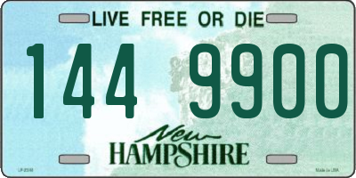 NH license plate 1449900