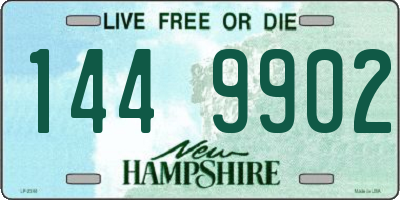 NH license plate 1449902